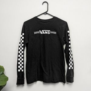 Vans Funnier Times Checked Long Sleeve Tee